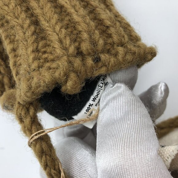 NWT Nirvana Designs Baby 1-3 Years Wool Hand Knit Mittens Doggy Nepal String - Picture 9 of 9